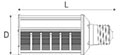 LTCH Model Horizontal Lighting Series Light-Emitting Diode (LED) Luminaires - 2